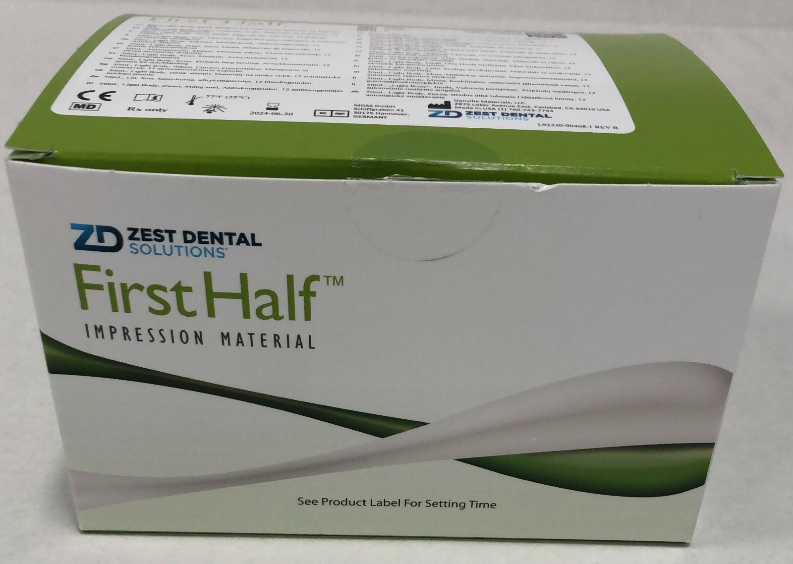*4-Pack* Zest Dental First Half Impression Material 50mL Cartridges 90468