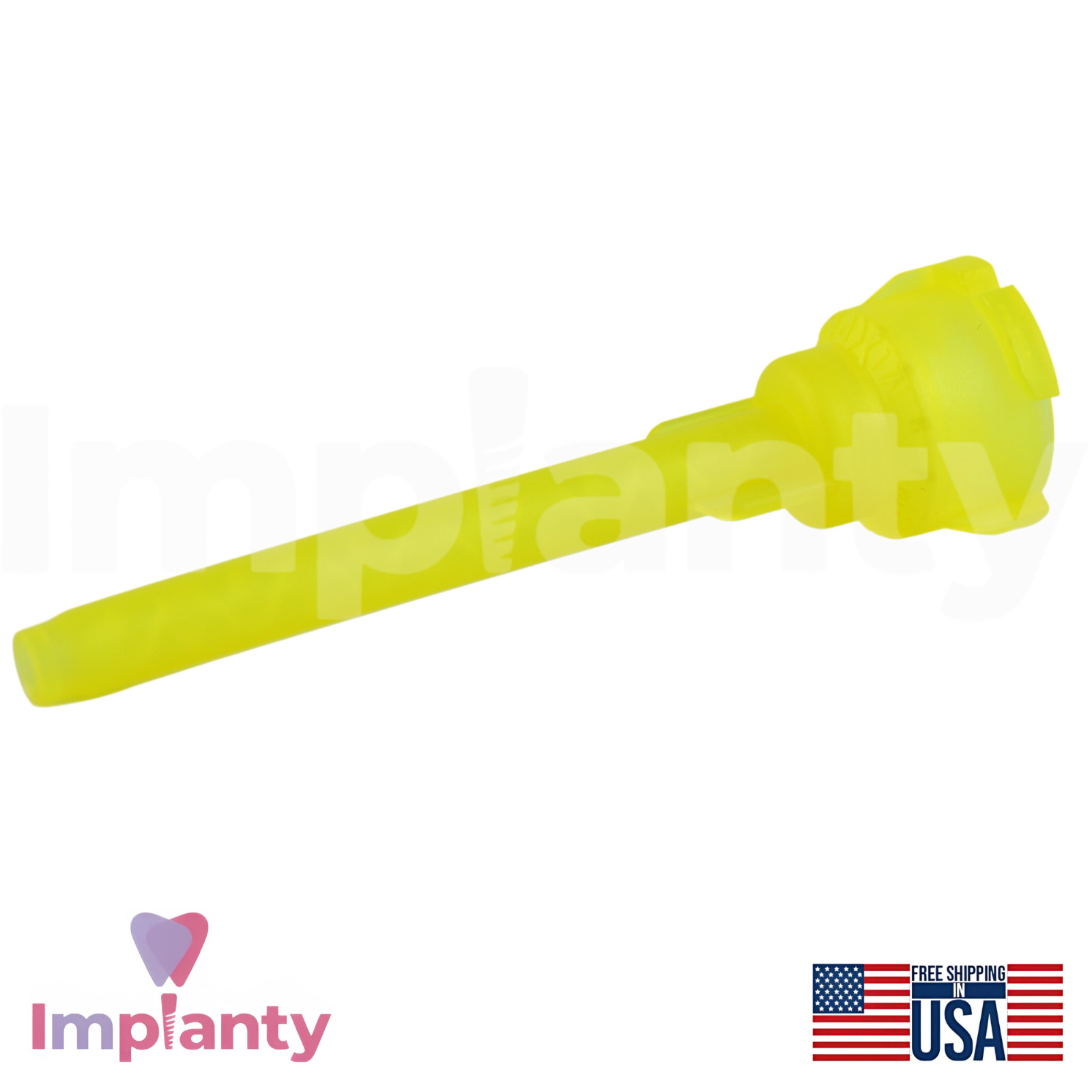 50x Medmix MIXPAC™ Yellow Vmix™ Dental Mixing Tips D Outlet Ø4.2mm Diameter