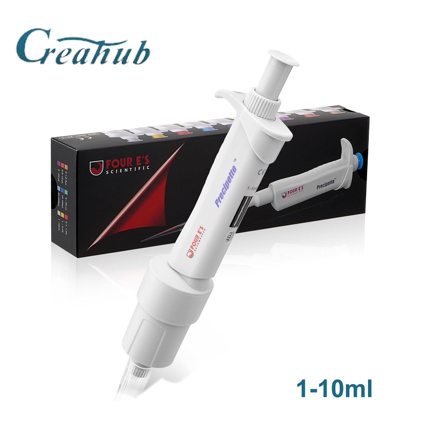 1-10ml Single Channel Pipettor Adjustable Micropipette Lab High Precision