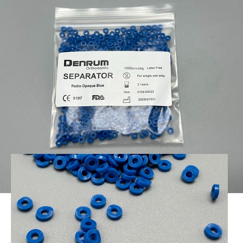 Dental Orthodontic Elastic Separator Ligature Ties Rubber Gap Ring Non-latex