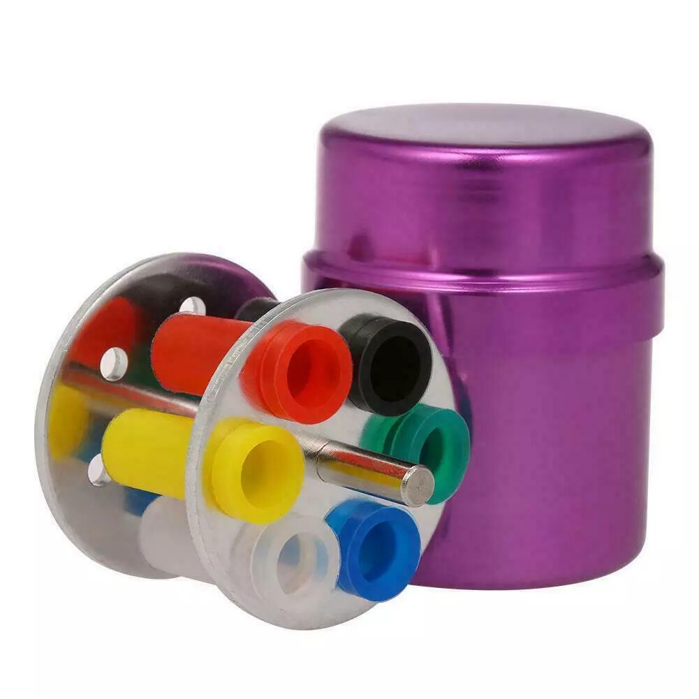 Dental Multifunction Disinfection Box Holder Endo Files Gutta 6 Holes Organizer