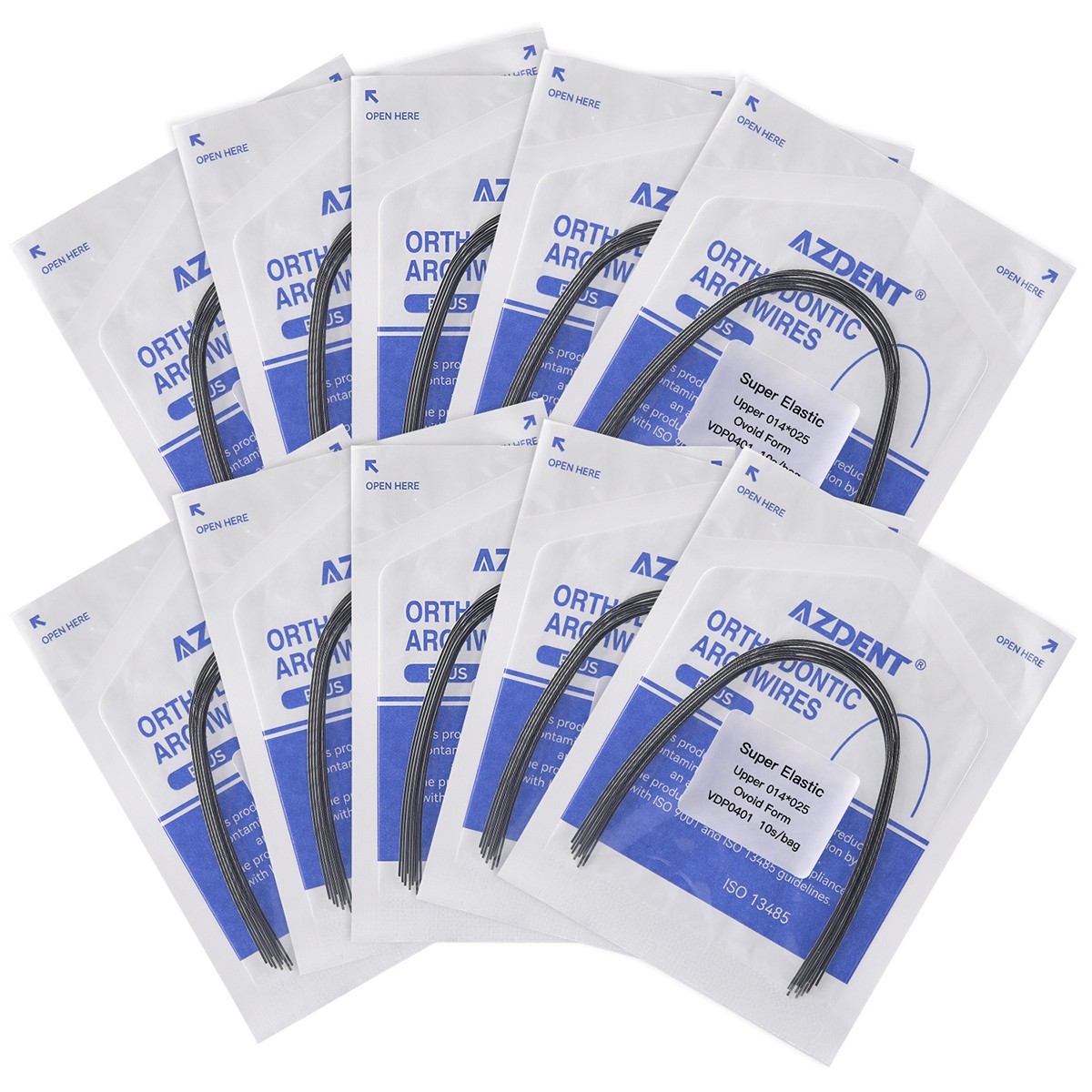 Plus Wire Dental Orthodontic Super Elastic NiTi Arch Wires Rectangular Ovoid Fix