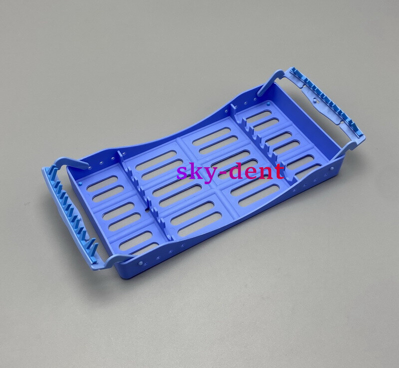 Plastic Dental Autoclave Sterilization Cassette Rack Box Tray For 5 Instruments
