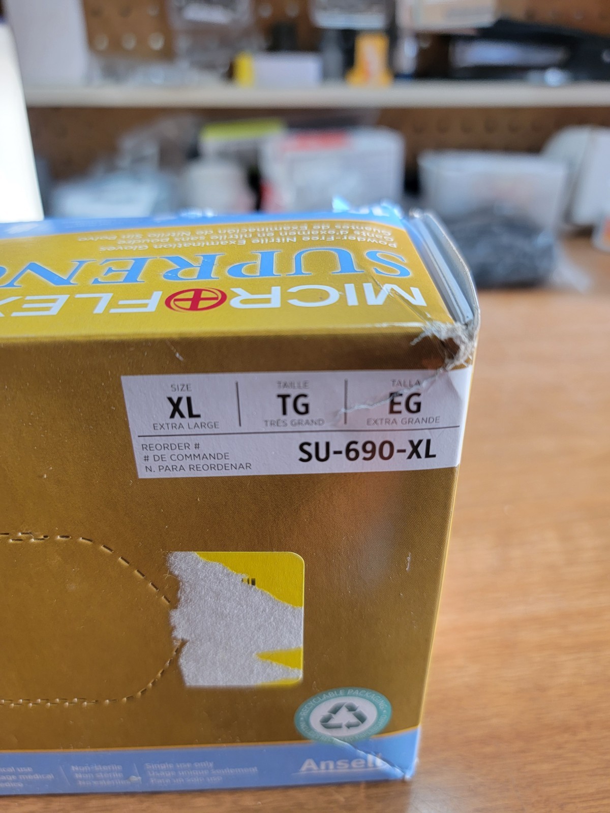 Micro Flex SU-690-XL Supreno Se Powder Free Nitrile Gloves – X Large (su690xl)