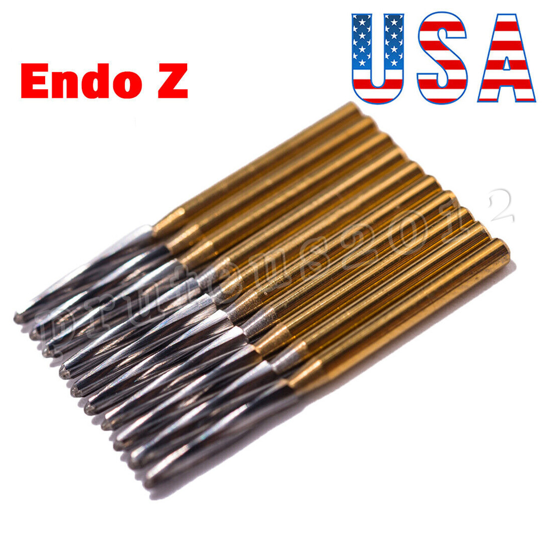 10Pcs Dental ENDO-Z Burs Carbide Tungsten surgical cutter FG burr Drill 1.0*23mm
