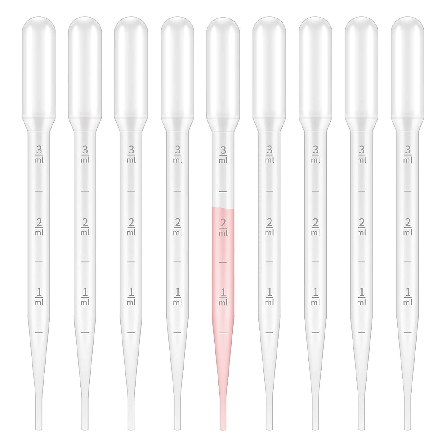 Calibrated 200PCS Pipettes for Essential Oils and Experiments – 3ml Drops