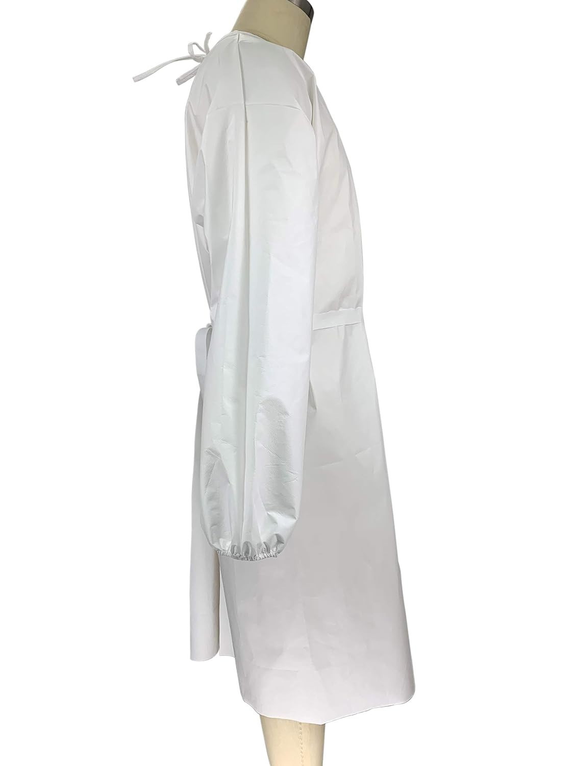 Knee-Length Disposable Isolation Gown – Unisex, Lightweight Protection for Ad…