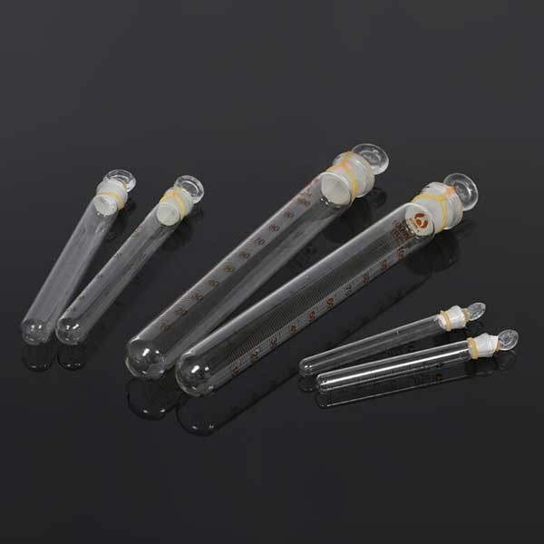 5ml-100ml Round-bottomed Transparent graduated Glass Tube Lab Sample Container