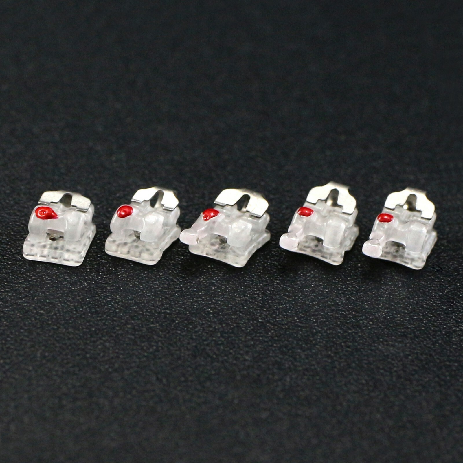 5 Kits Orthodontic Bracket Self Ligating Ceramic Interactive Clip Roth 022 5-5
