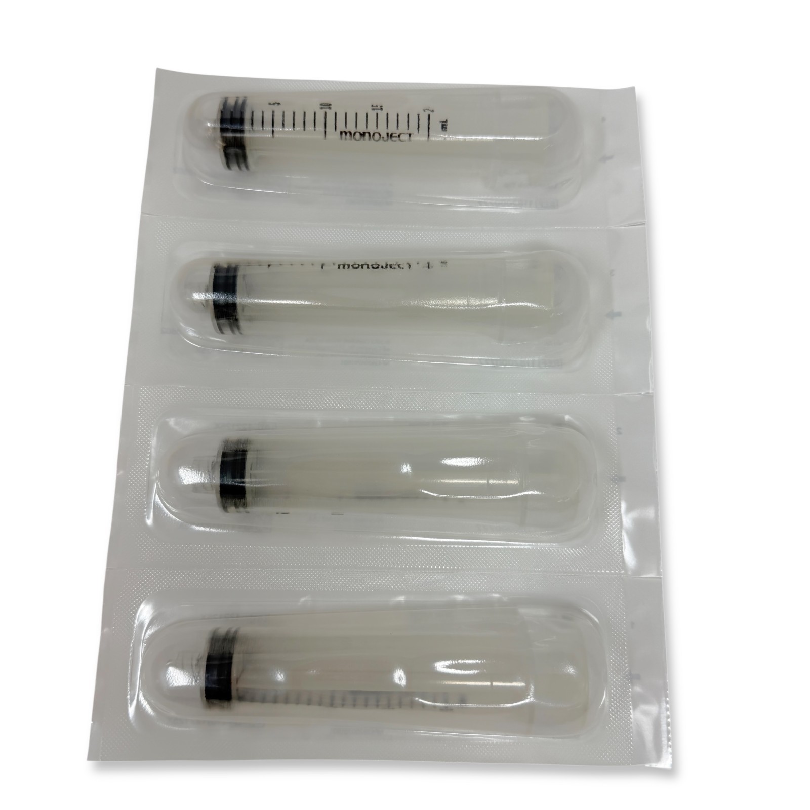 Covidien Monoject 20 mL Luer-Lock Tip Syringe REF 1182000777, 40 Pcs