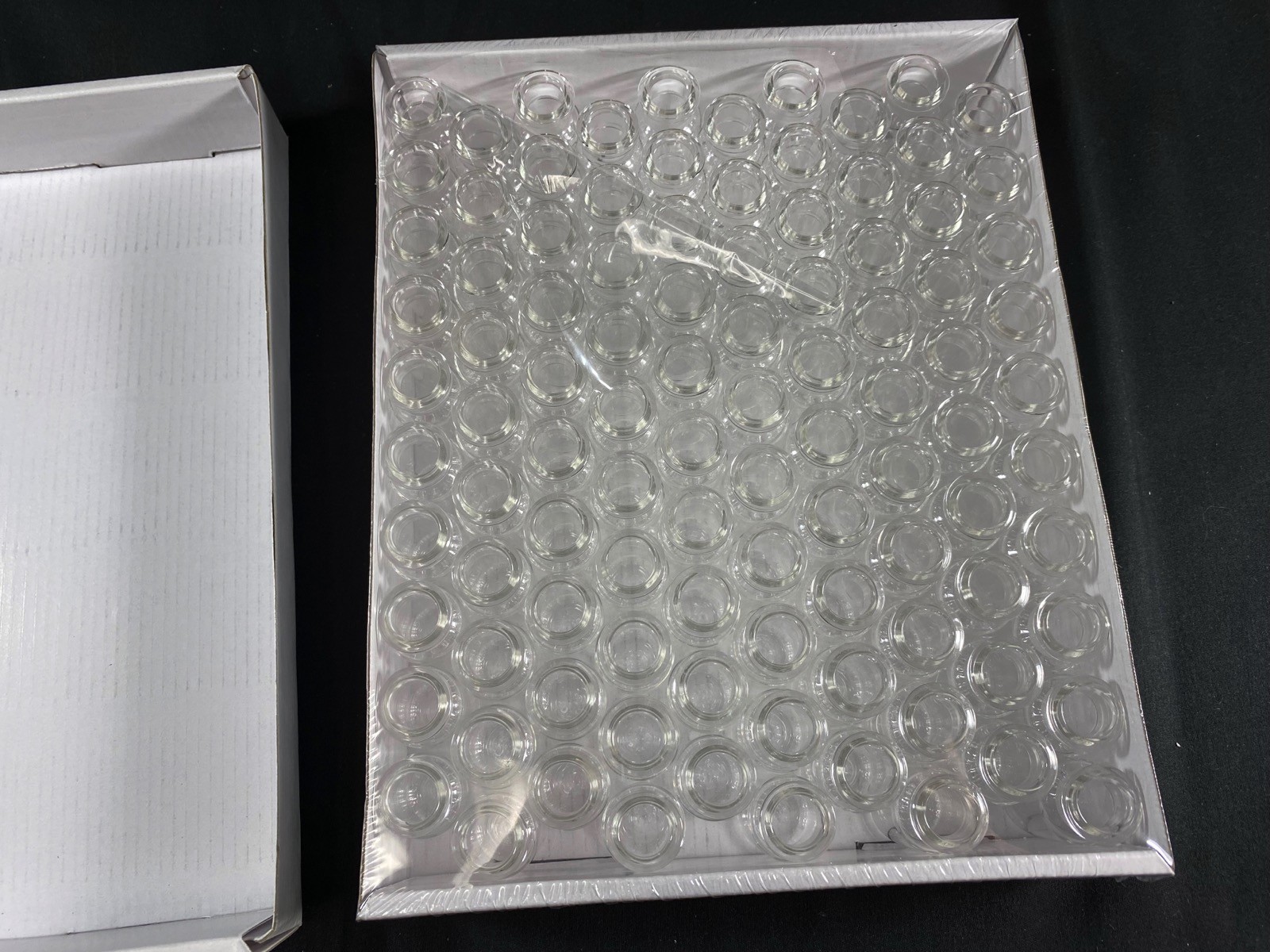 FISHERBRAND 20mm 10mL Clear Flat Crimp Top Headspace Vials 13-622-129 (100/Pack)