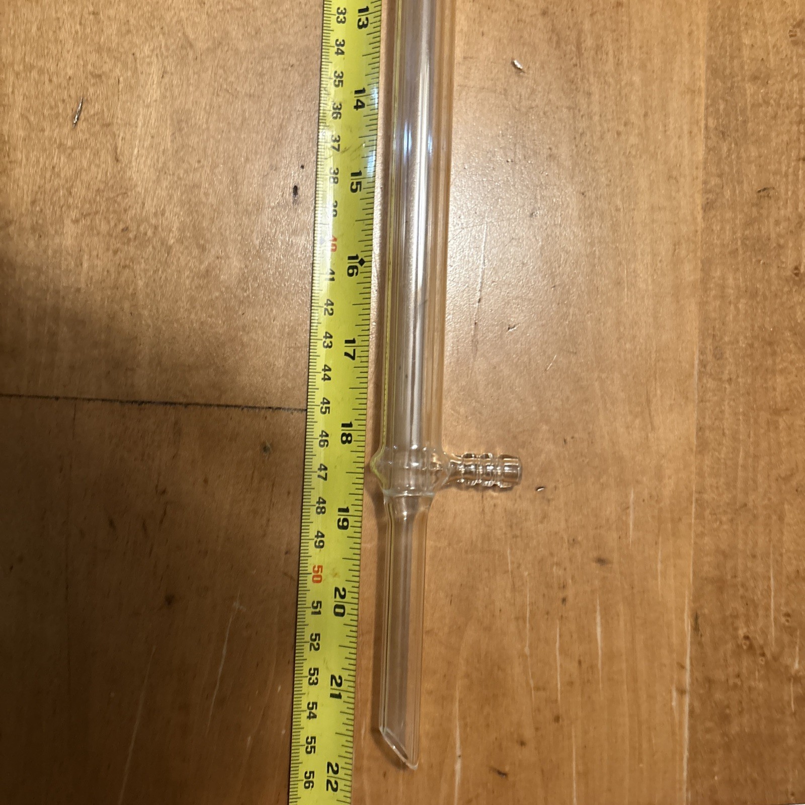 Corning Pyrex 21.5 Inch Dual Filter/ Tubing Openings 19/22 condenser