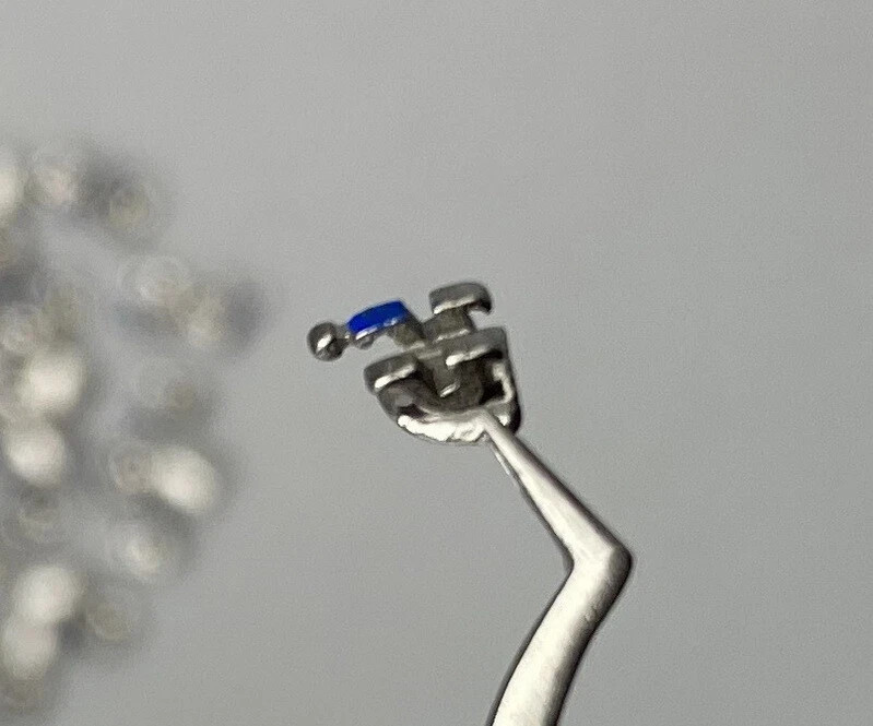 Dental Orthodontic Brackets Braces Standard Roth 022 Slot Hooks 345 Metal Bulk