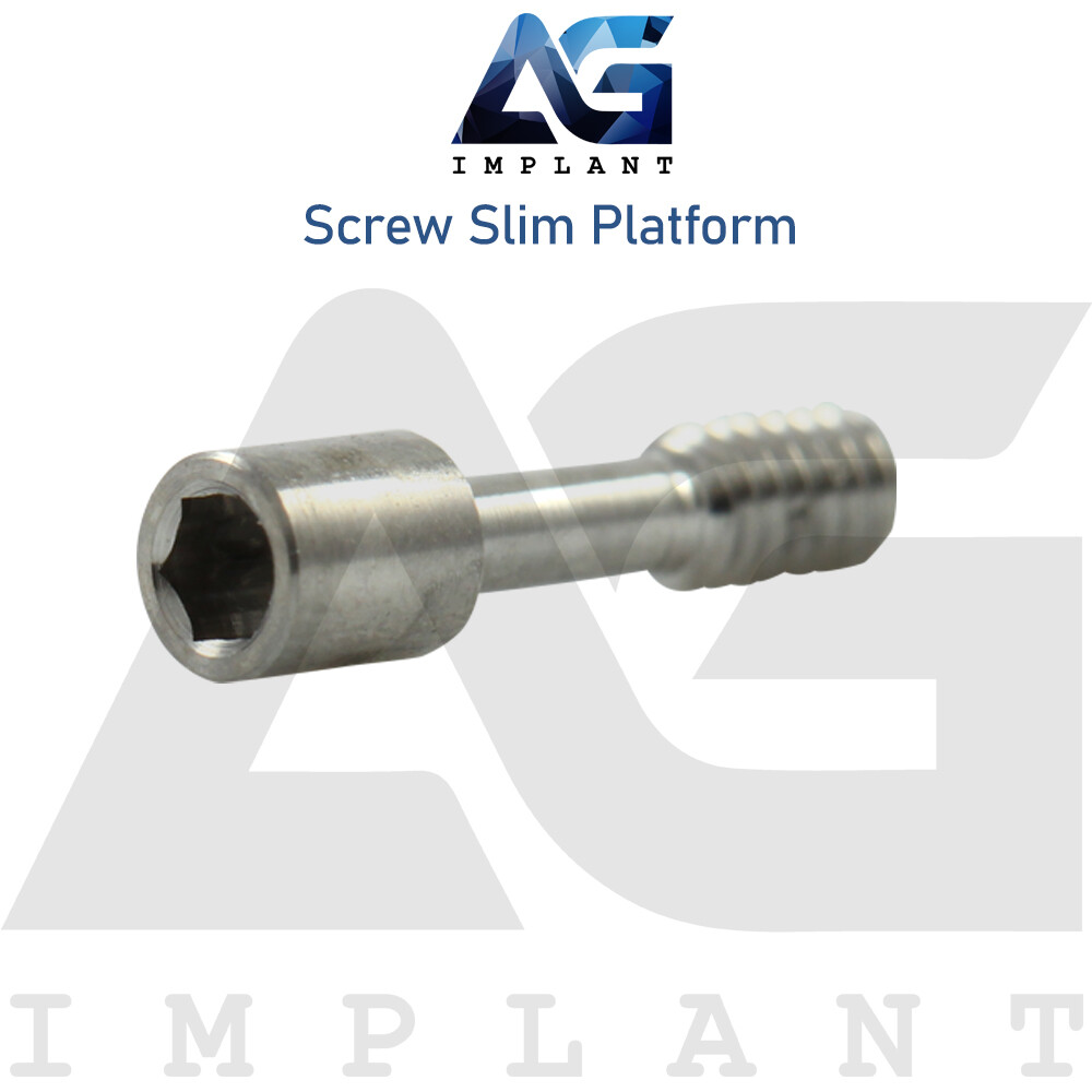 100 Fixation Titanium Screw Slim Platform 3.0mm Prosthetic System Internal Hex