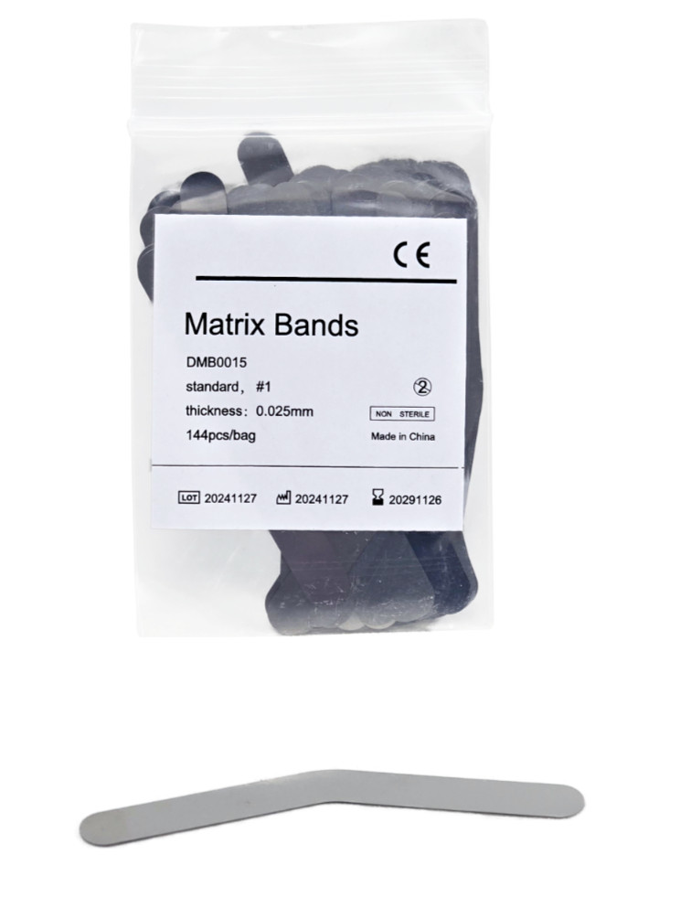 TOFFLEMIRE TYPE Dental STAINLESS STEEL MATRIX BANDS 144/PACK by Redland