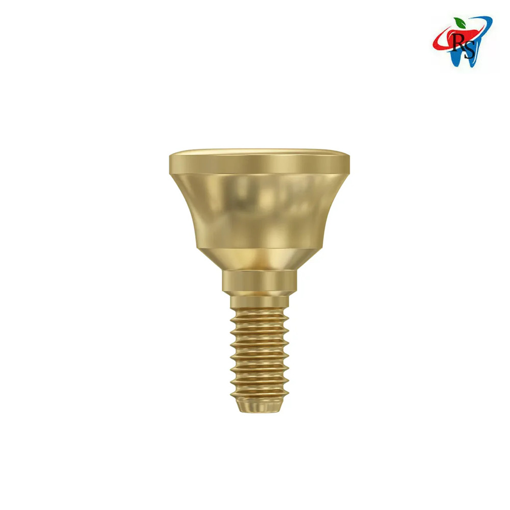 5x Dental Prosthetic Wide Concave Healing Cap Ø5.5mm Int Hex Connection 2.42mm
