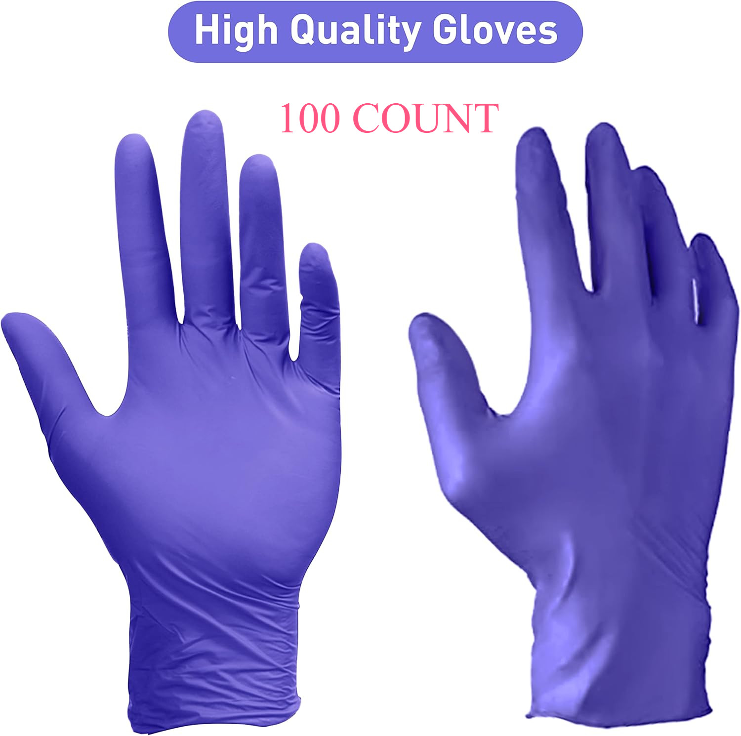 Nitrile Gloves Disposable Cleaning Powder Free Latex Free Non-Sterile Protective