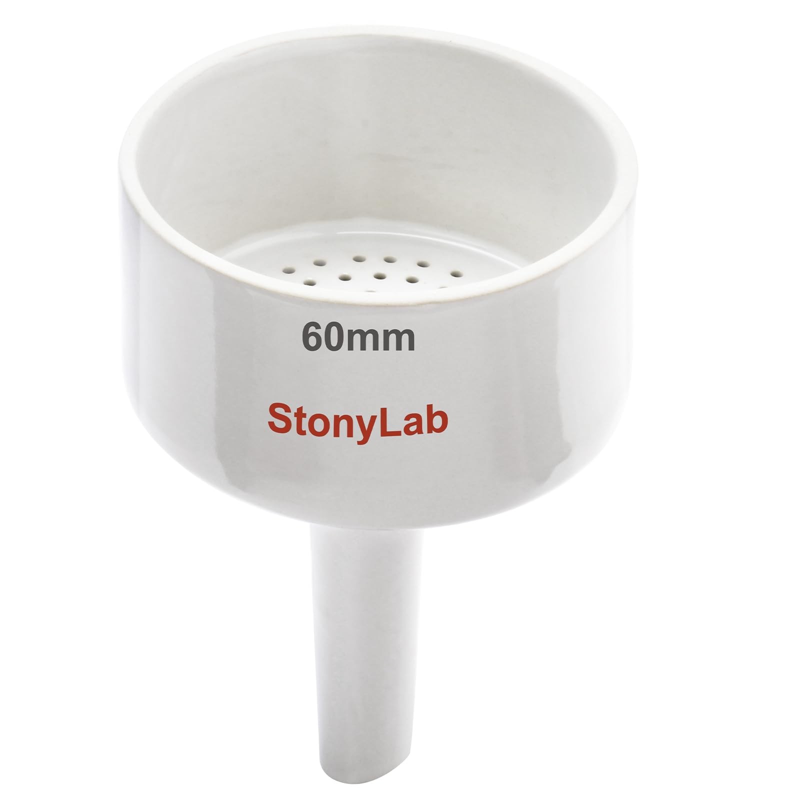 Porcelain Buchner Funnel 60 mm Lab Filter Funnel OD 6 cm ID 5.4 cm Laboratory
