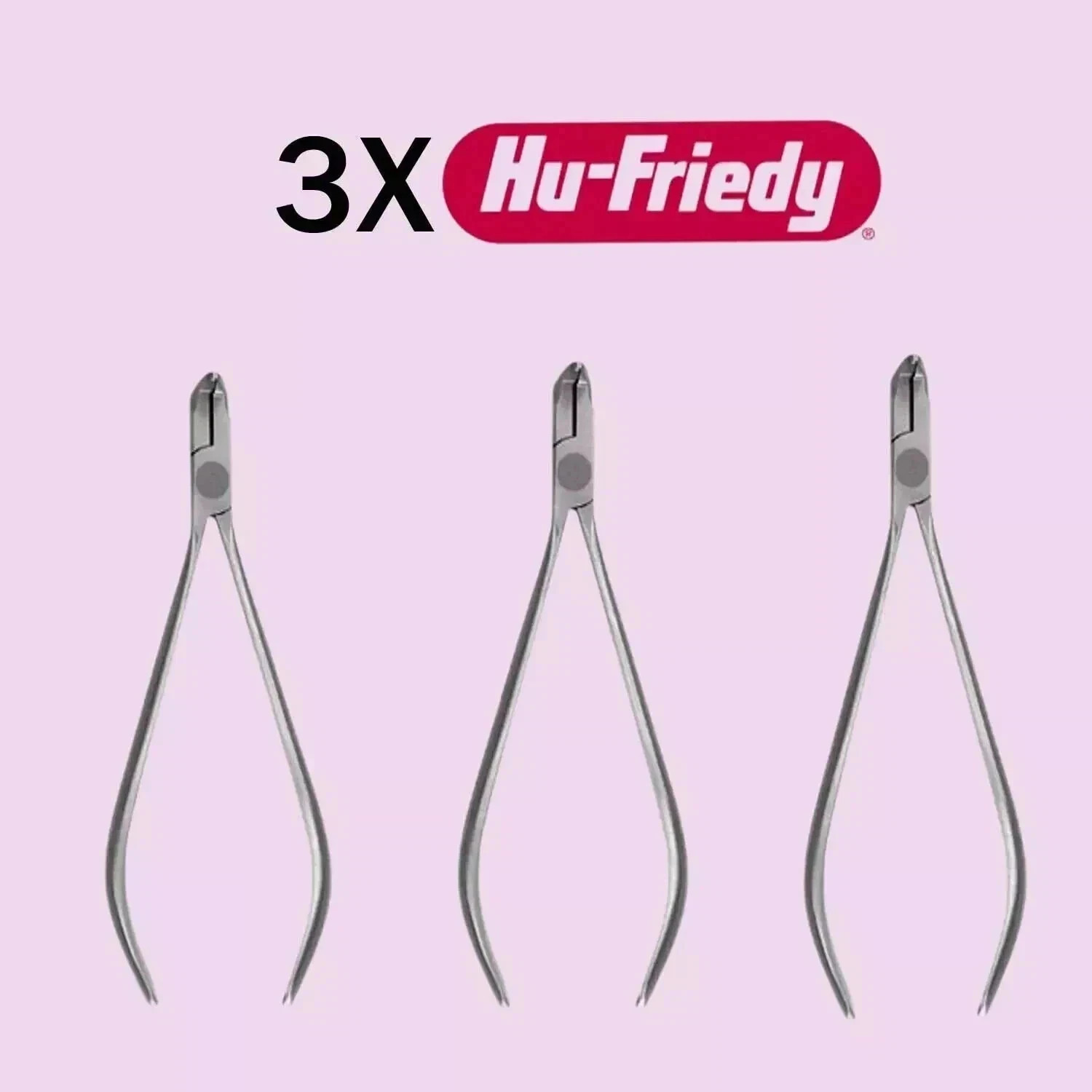 3X HU FRIEDY Universal Cut & Hold Distal End Cutter Pliers Long Handle 678-101L