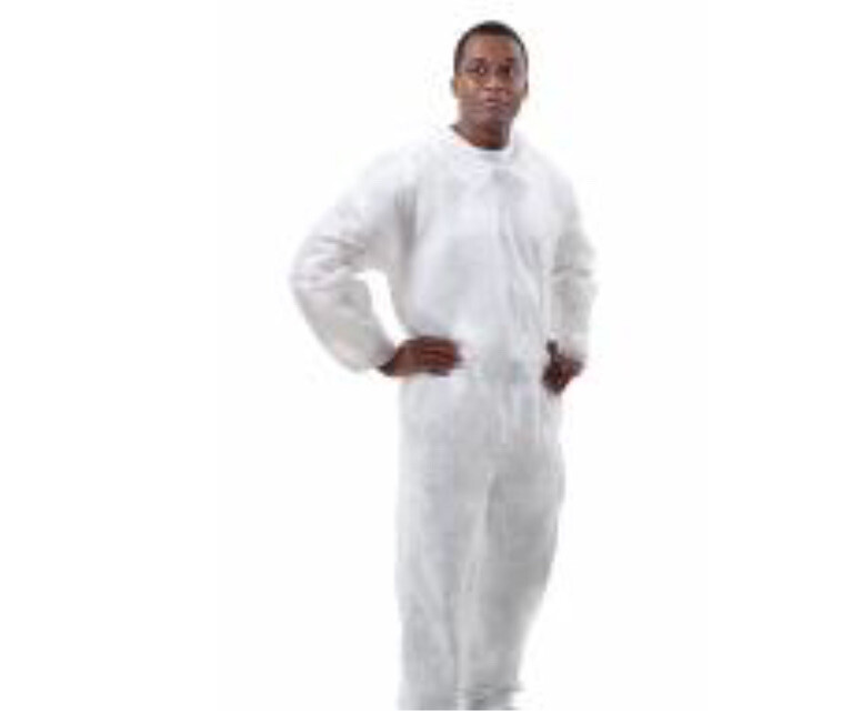 Tronex – 644035W – COVERALL OPEN CUFFS/ANKLES WHITE Xl (Case of 25)