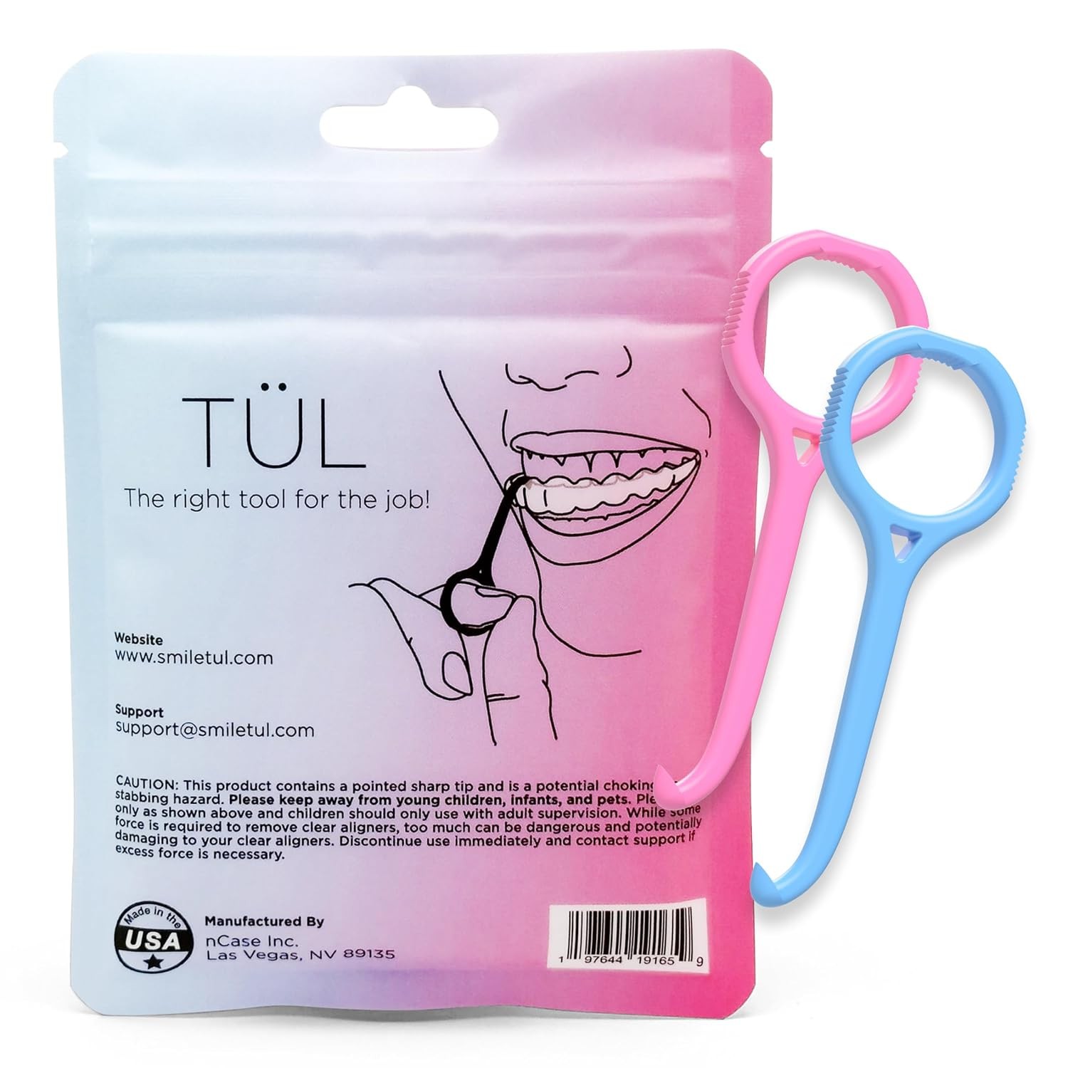 Invisalign Remover Tool TÜL Only Made in USA Lifetime Replacements 2 Pack