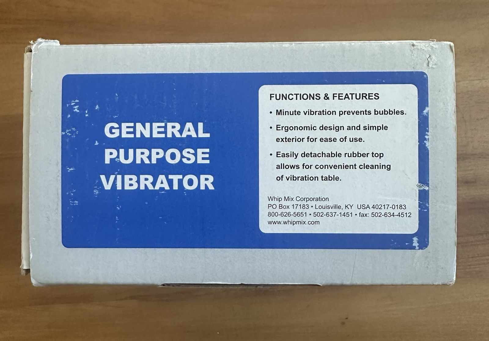 Wipe mix Vibrator