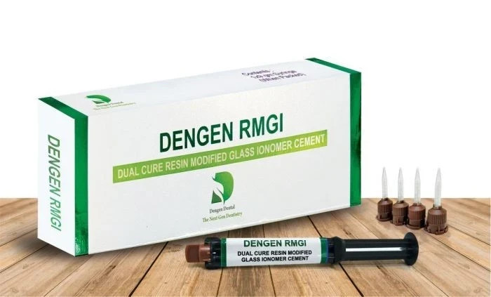 3 x Dental RMGI Dual Ionomer Luting Cement 9gm Syr Cure Resin Modified Glass FS