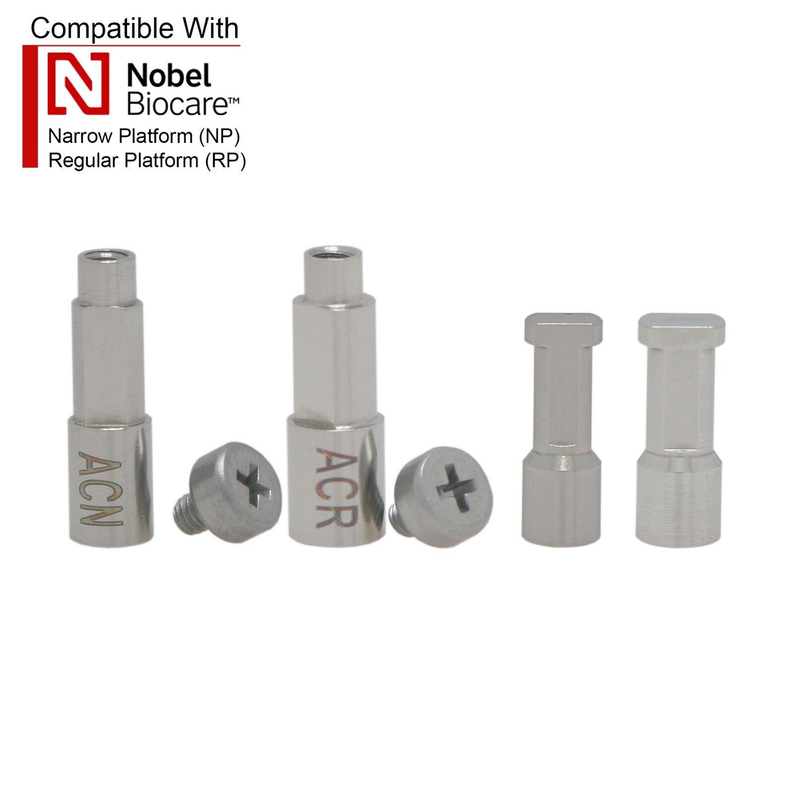 Analog Impression Coping Transfer Open Close Tray Scan Body Nobel Active NP/RP