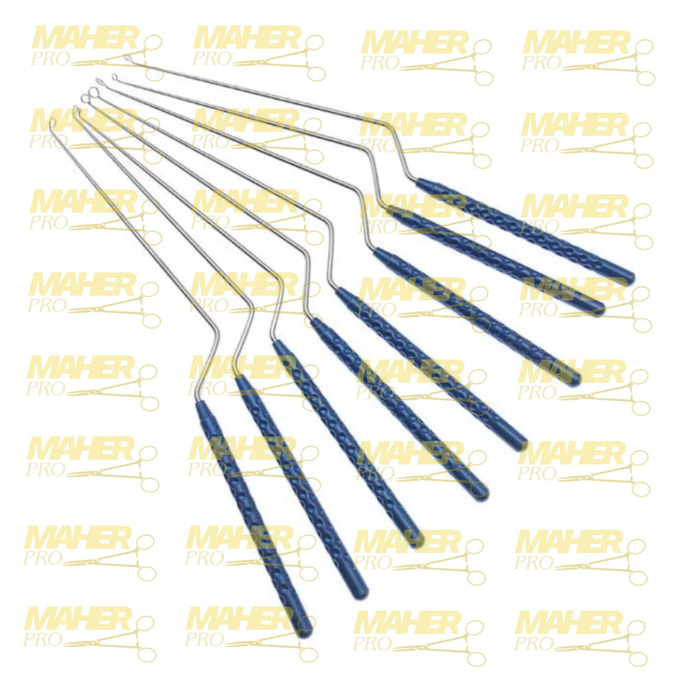 Hardy Pituitary Neuro Curettes Set, Surgical Instrument Transsphenoidal Curettes