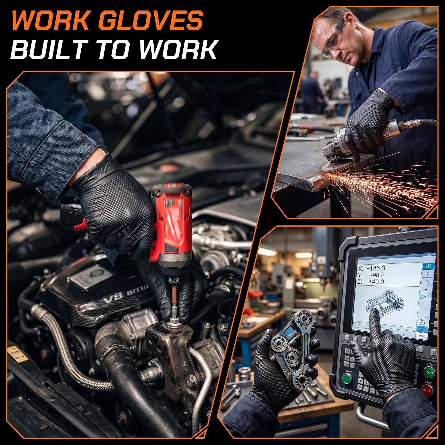 Extra Thick Disposable Work Gloves
