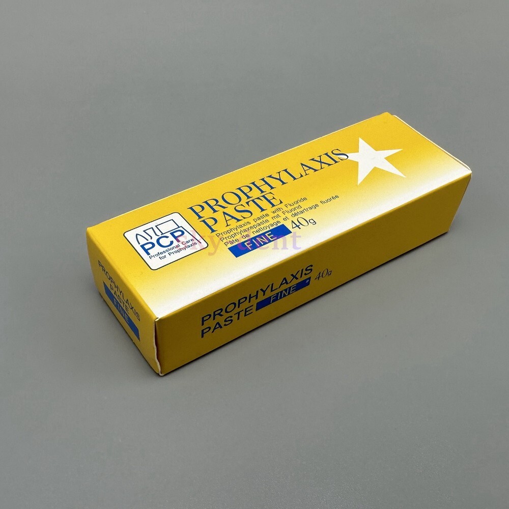 Prophy Paste Fine Dental Prophylaxis Paste with Fluoride Teeth Polisher 40g/Tube