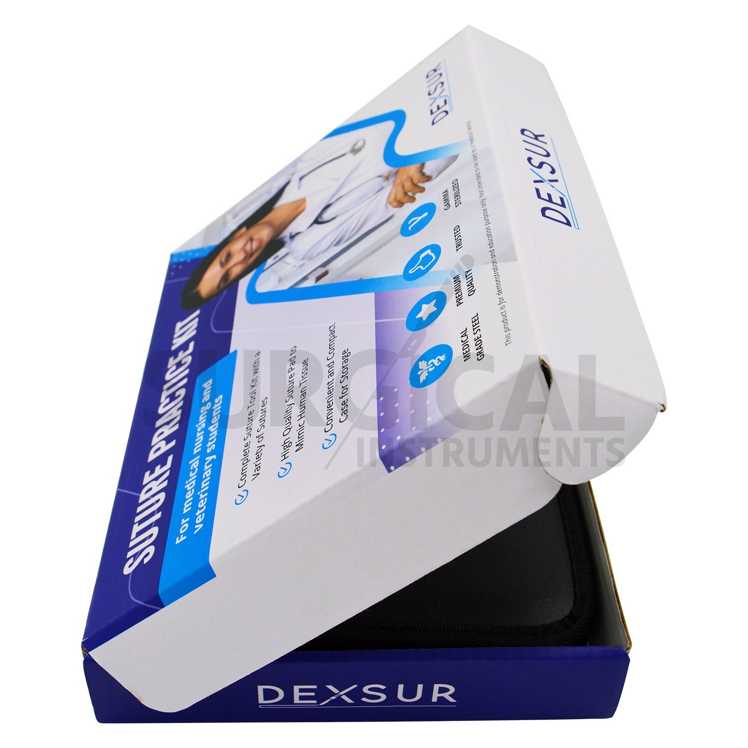 52 Pieces Practice Suture Kit Set for Medical and Veterinary Student Training