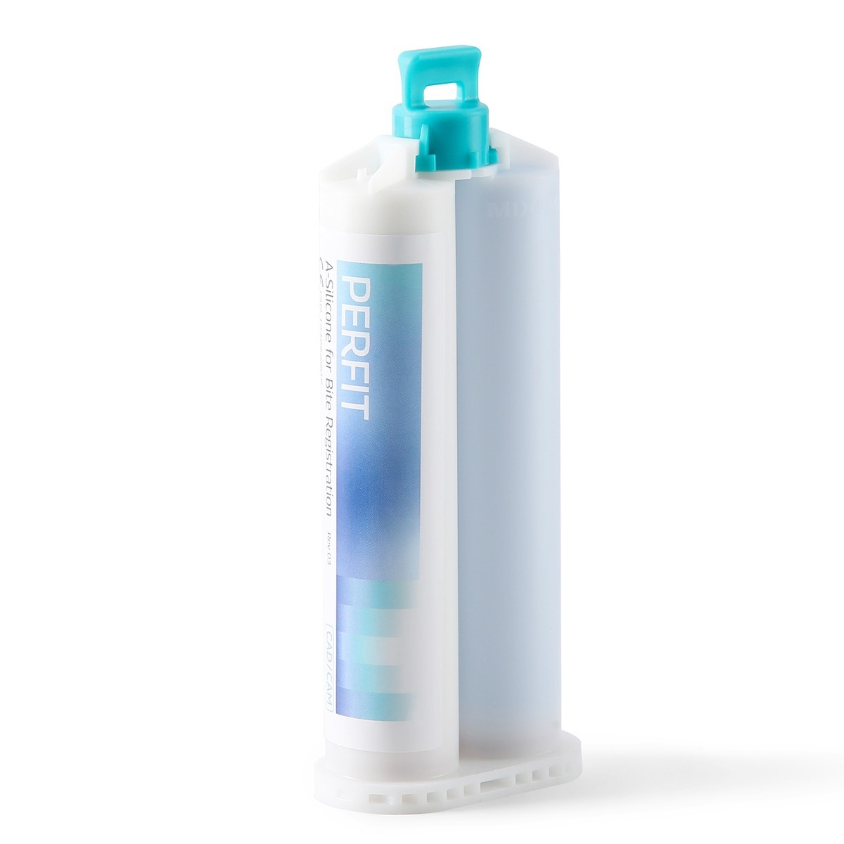 2x50ml Dental A-Silicone For Bite Registration Material Fast Set Cartridges