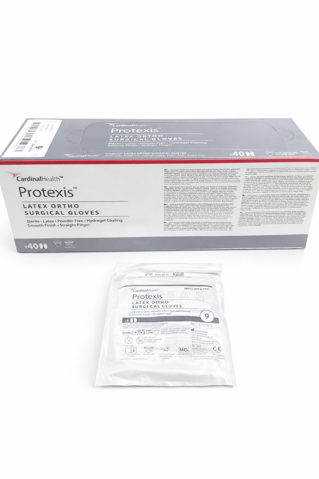 Protexis Latex HYDROGEL Coating Gloves Size 9 Sterile 1 Box of 40pairs