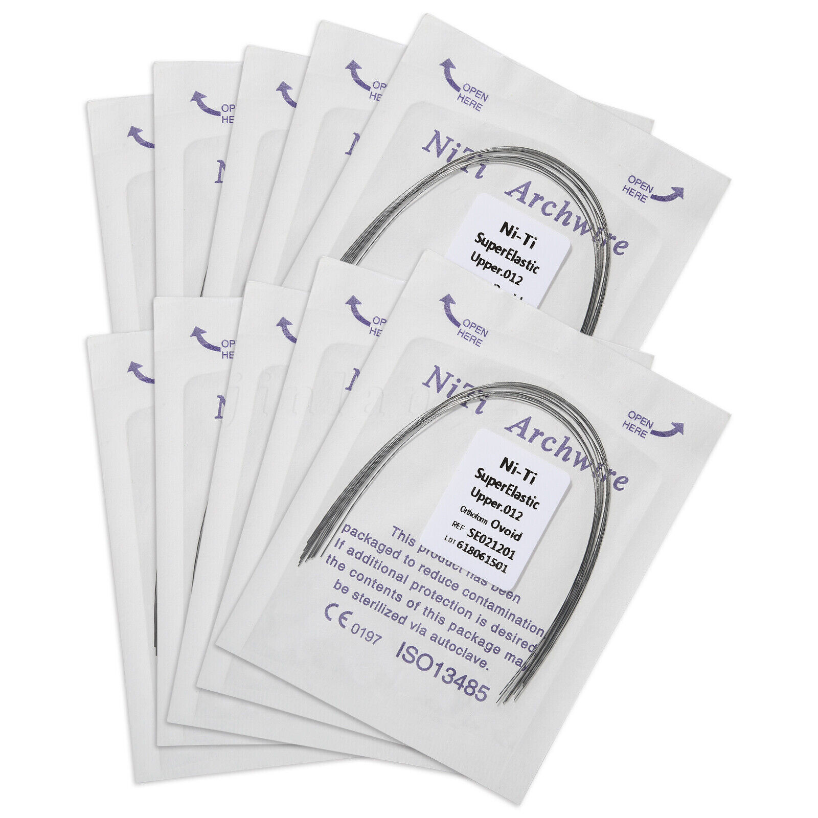 Dental Ortho Supper Elastic Niti Round Arch Wire 012/0.14/0.16/ 0.18/0.20