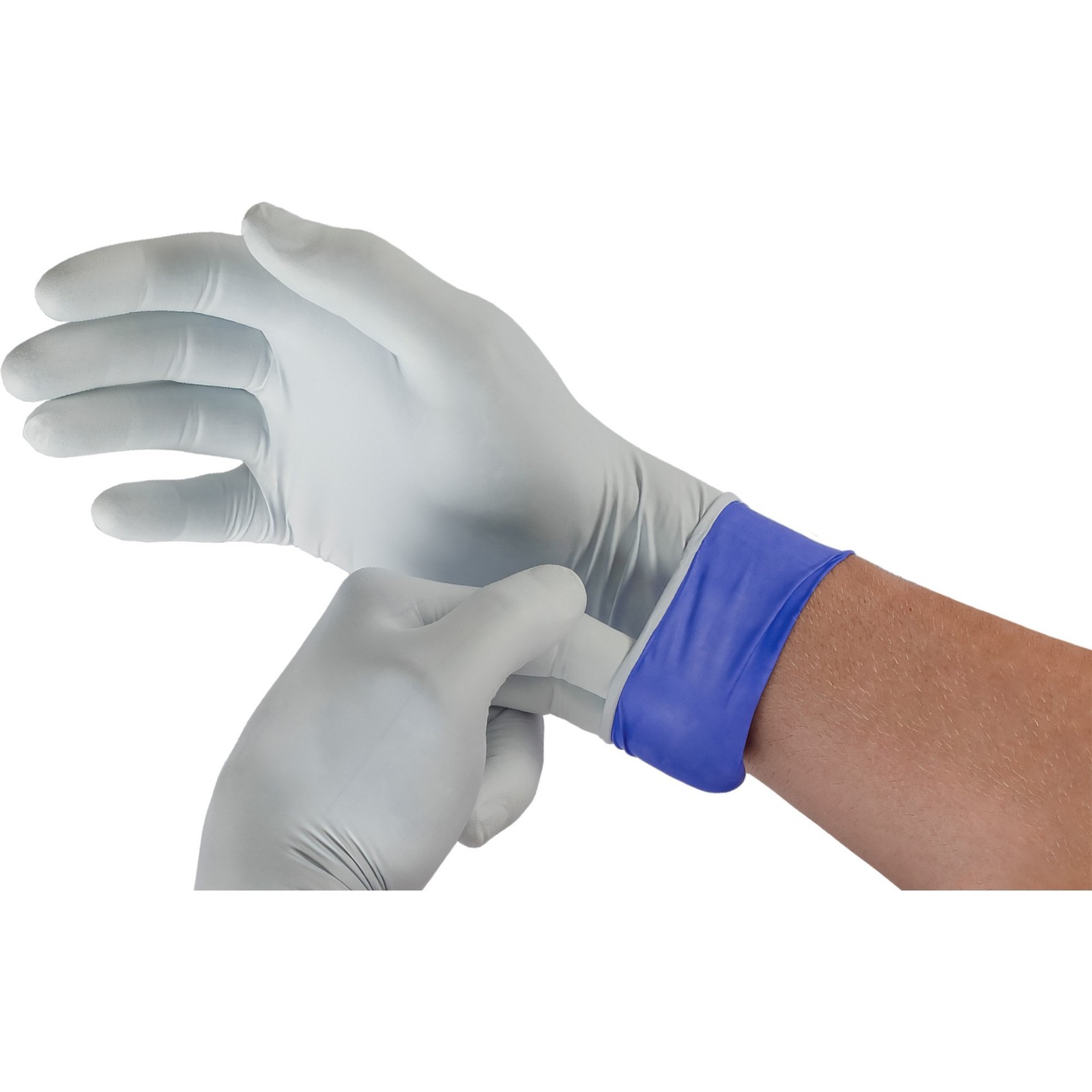 LifeStar EC Nitrile Exam Glove Extended Cuff Length MEDIUM 1000 per Case