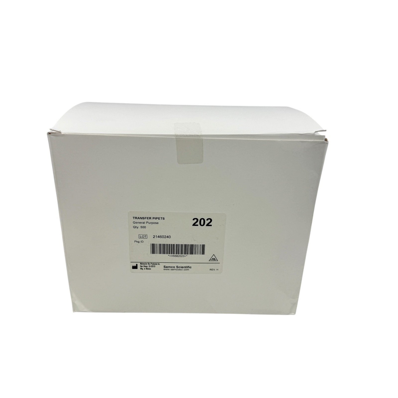 Samco Scientific 202 Transfer Pipets General Purpose 500 Pack Lab Disposable
