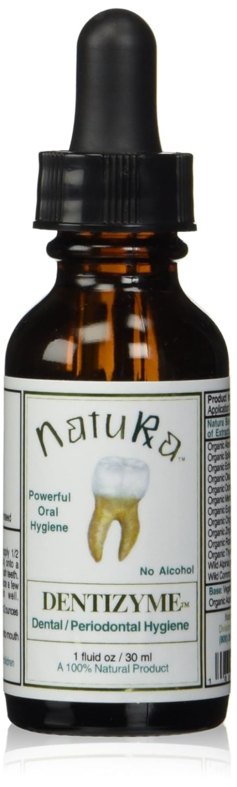 NaturaRx Dentizyme 1 oz – Natural Dental Support for Healthy Gums & Teeth