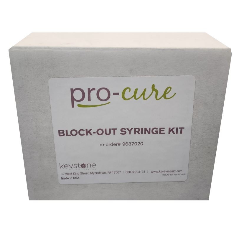 *1-Kit* Keystone Industries Pro-Cure Block-Out Material 1g Syringes 9637020
