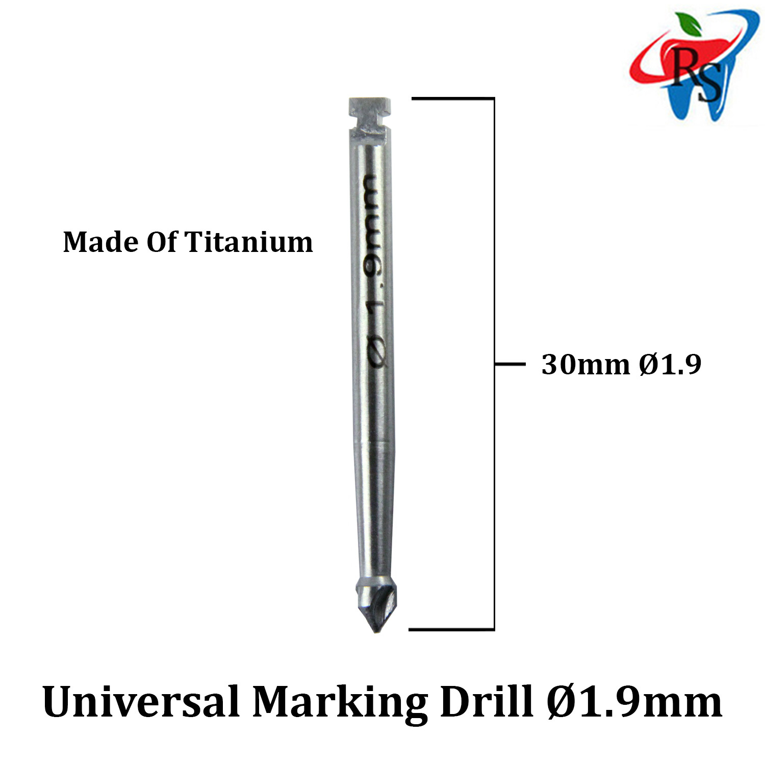 RS Dent Dental Implant Surgical Universal Pilot Marking Drill Ø1.9mm Tool