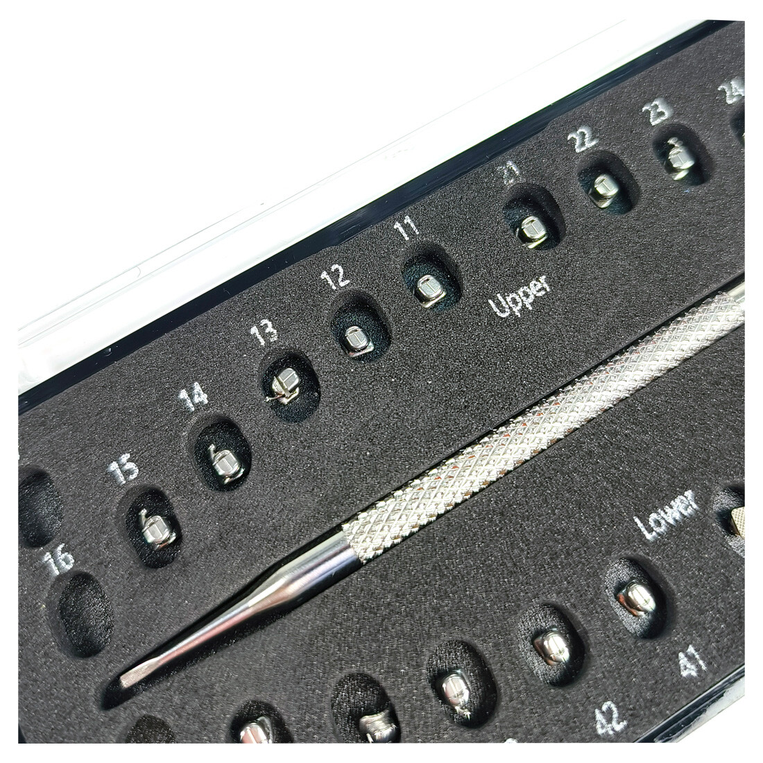 20XOrthodontic Spherical Self-ligating Brackets Dental Metal Braces ROTH/MBT 022