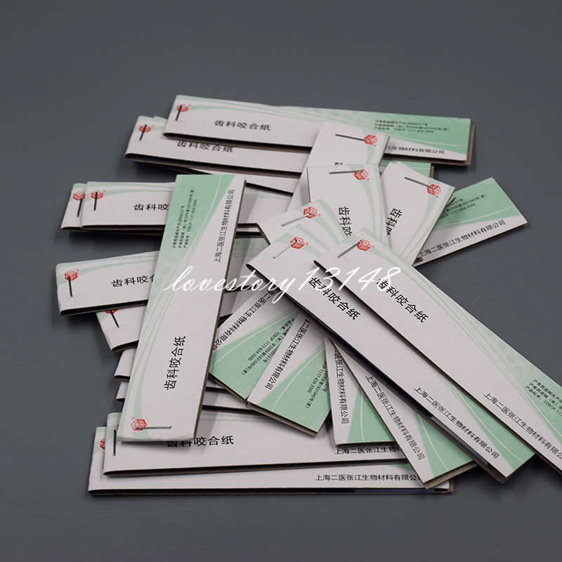Dental Blue Thin Strips Practical Articulating Paper 10 Sheets/Book 20 Books/Box