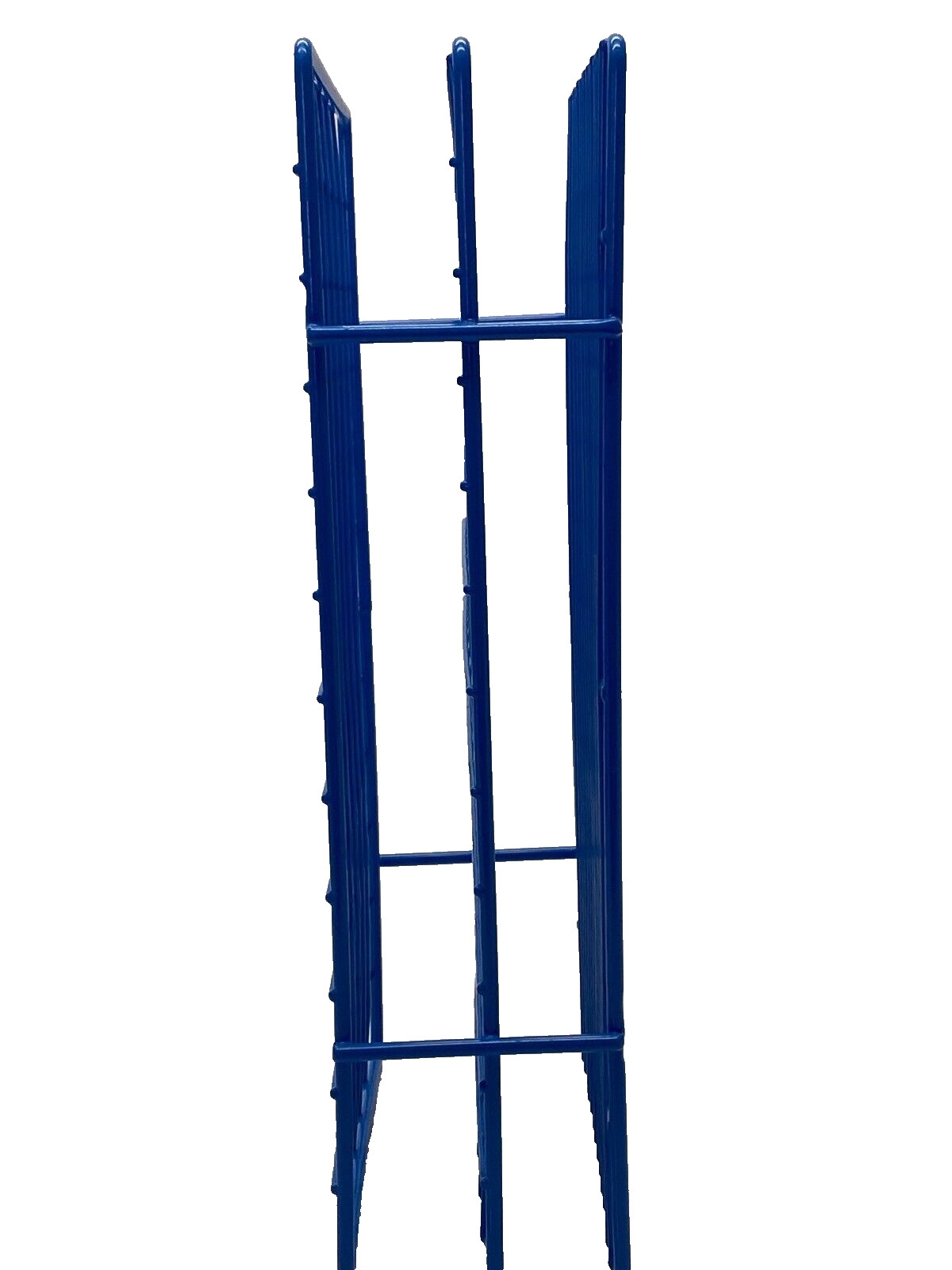 (2) 72-Place Blue Epoxy-Coated Steel Wire Centrifuge Test Tube Rack Fits 19mm