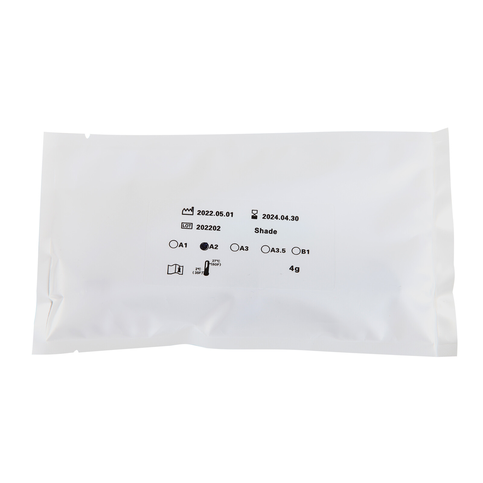 SANDENT Light Cure Hybrid Composite Dental Resin – 4.5 g 001-001 A2 Cure NEW H