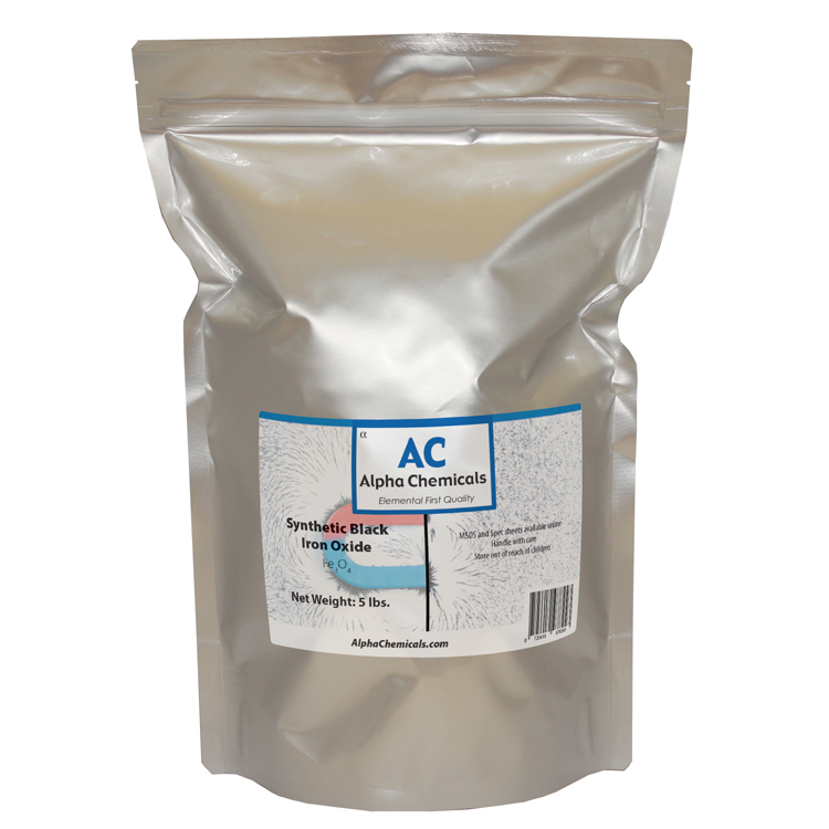 5 lb Synthetic Black Iron Oxide – Fe3O4 – <1 micron particle size