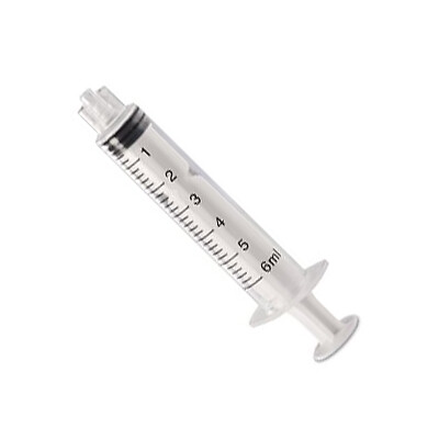 RMH3 Luer-Lock Disposable Endo Irrigation Syringes 6cc Non Sterile 100/Box
