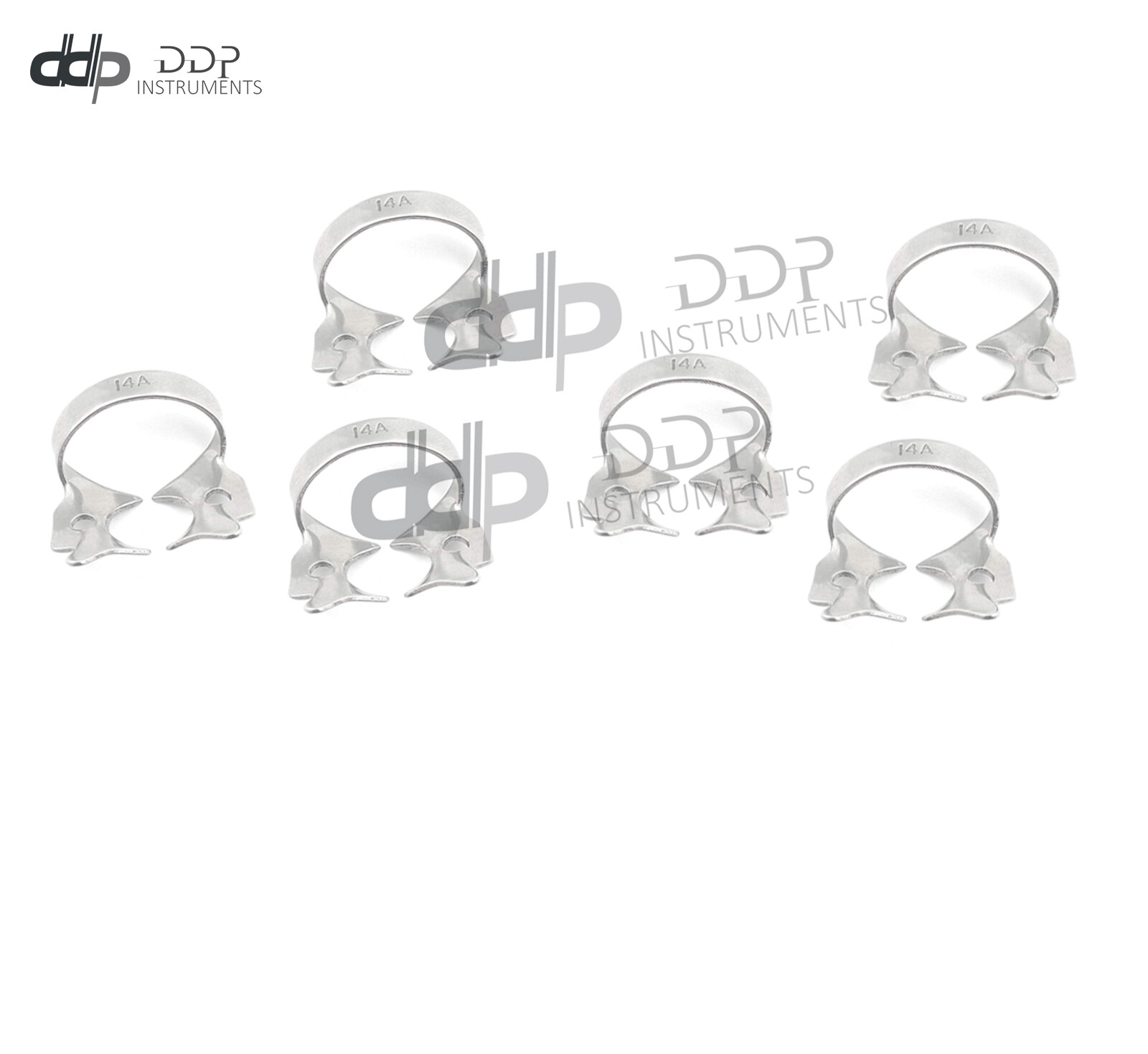 Pack of 6 – Dental Rubber Dam Clamp #14A Endodontic Surgical Instruments