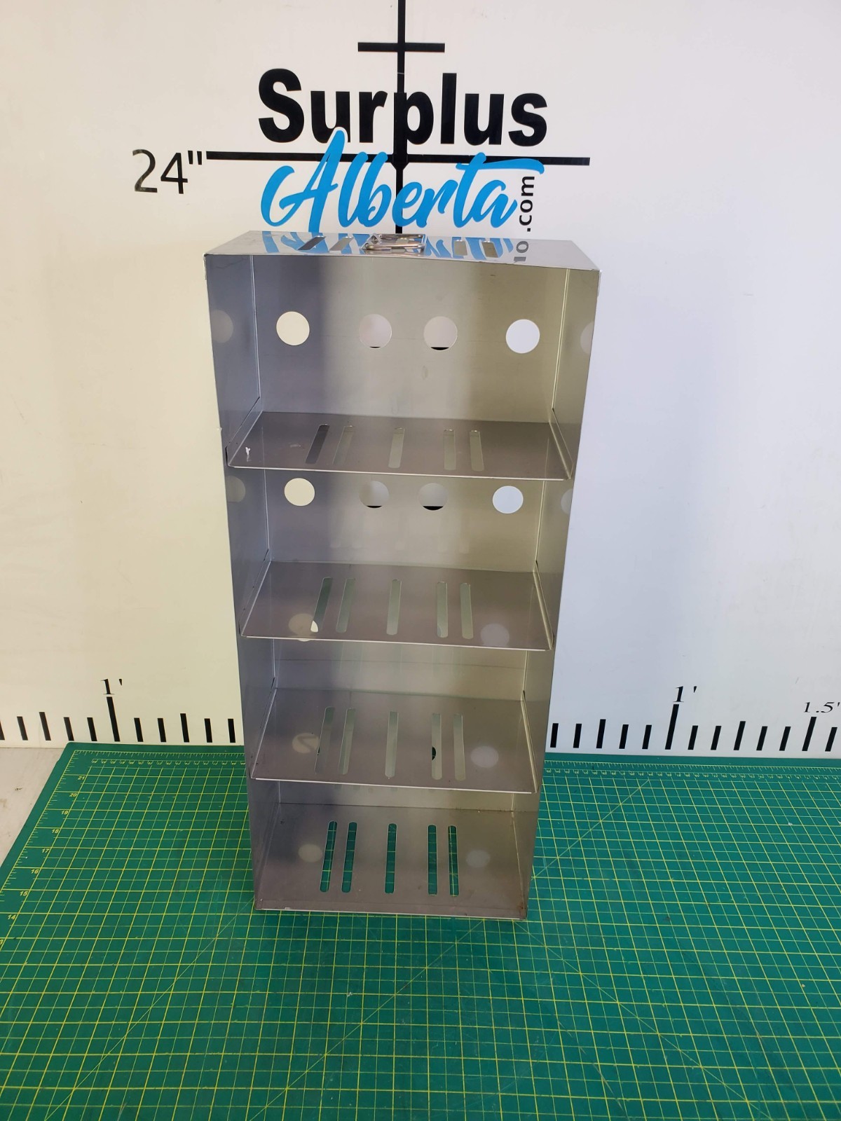 Thermo Scientifi 16-Place Stainless Steel Freezer Storage Rack Adjustable Spaces