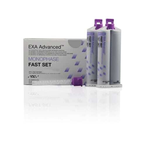 EXA Advanced VPS Fast Set, Monophase Kit – 8 x 48mL Cartridges & 24 Mixing Tips