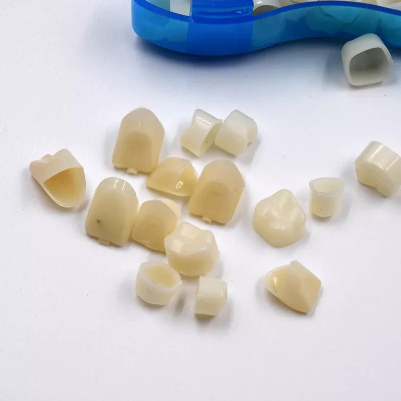 50 Pcs/Pack Dental Porcelain Temporary Resin Material Anterior Tooth Crown